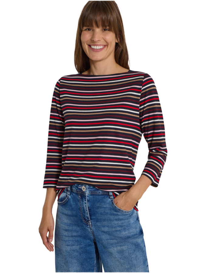 Cecil Shirt Gestreift mit 3/4 Arm bei Robert Ley