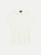 s.Oliver BLACK LABEL Strick-Poloshirt mit Seidenanteil 0120-WHITE bei Robert Ley
