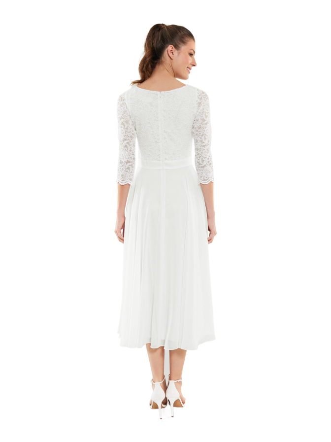 Swing Kleid aus Spitze und Chiffo bei Robert Ley