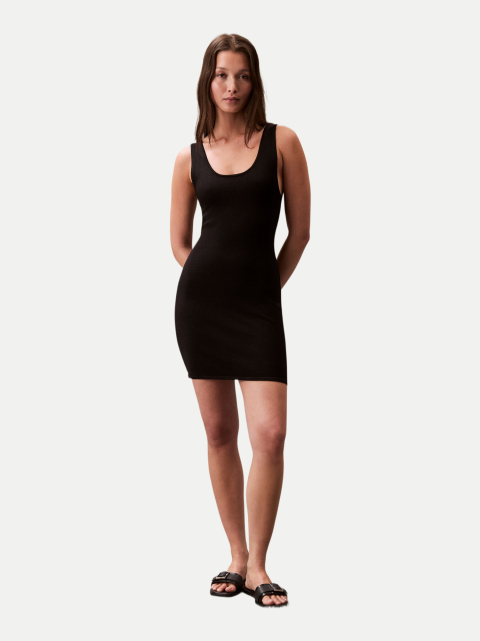 Calvin Klein Jeans Kleid Novelty Sheen Cross Back bei Robert Ley
