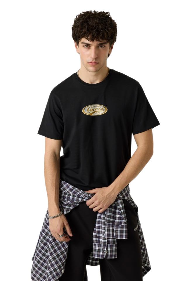 Guess T-Shirt mit Logo-Print bei Robert Ley