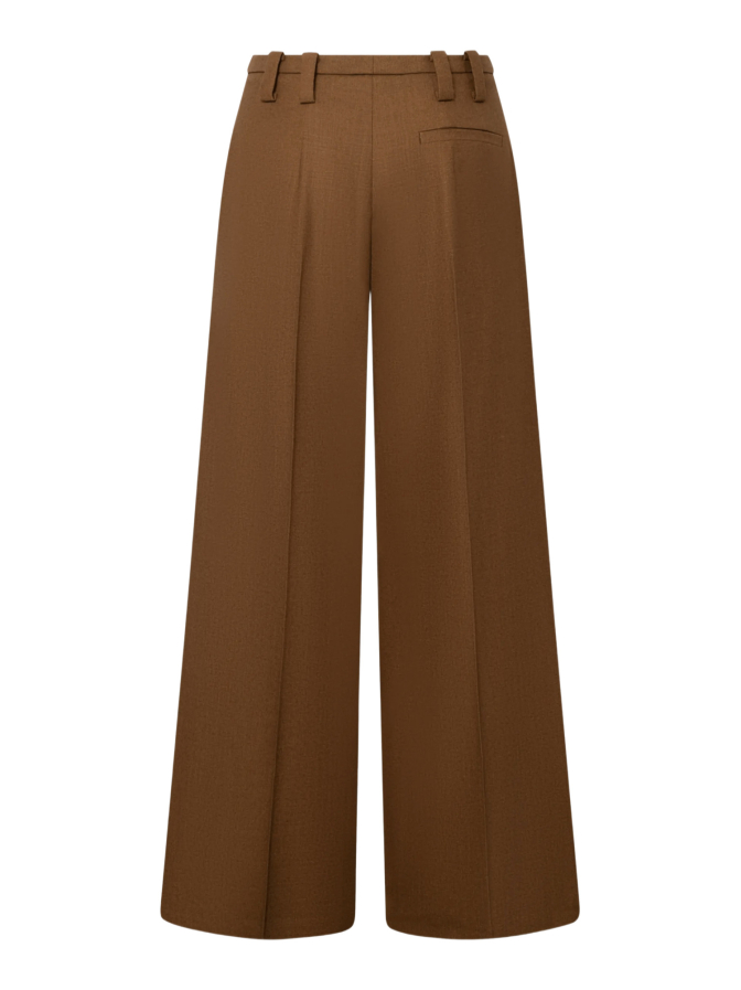 Windsor Women Wide-Leg Hose aus Woll-Seide-Mix bei Robert Ley
