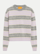 Guest in Residence Kaschmirpullover Grizzly Stripe Crew dusk combo bei Robert Ley