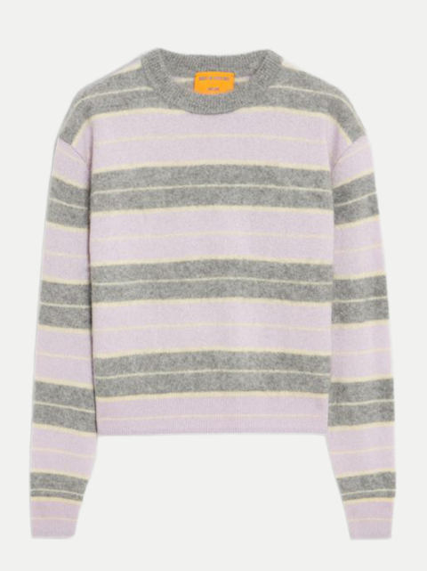 Guest in Residence Kaschmirpullover Grizzly Stripe Crew bei Robert Ley