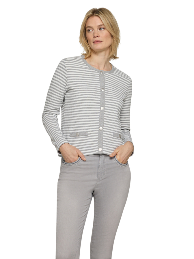 Rabe Moden Strickjacke Gestreift bei Robert Ley