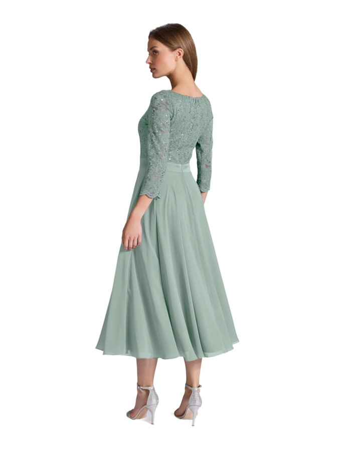 Swing Kleid aus Spitze und Chiffo bei Robert Ley