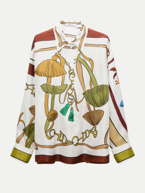Dorothee Schumacher Seidenbluse COSMIC FUNGHI bei Robert Ley
