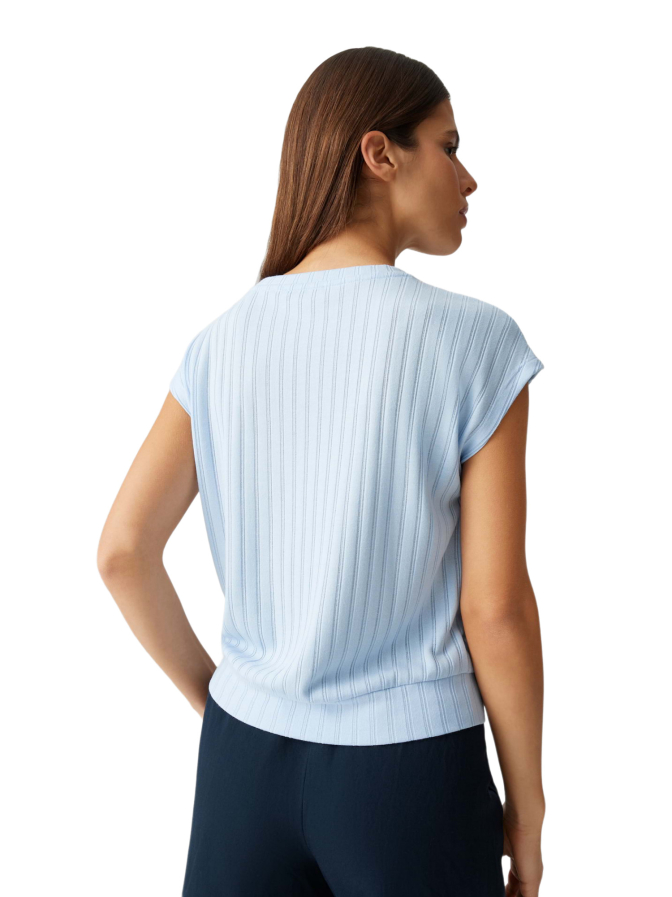 Opus Jerseyshirt Sapino mit Rippenstruktur bei Robert Ley