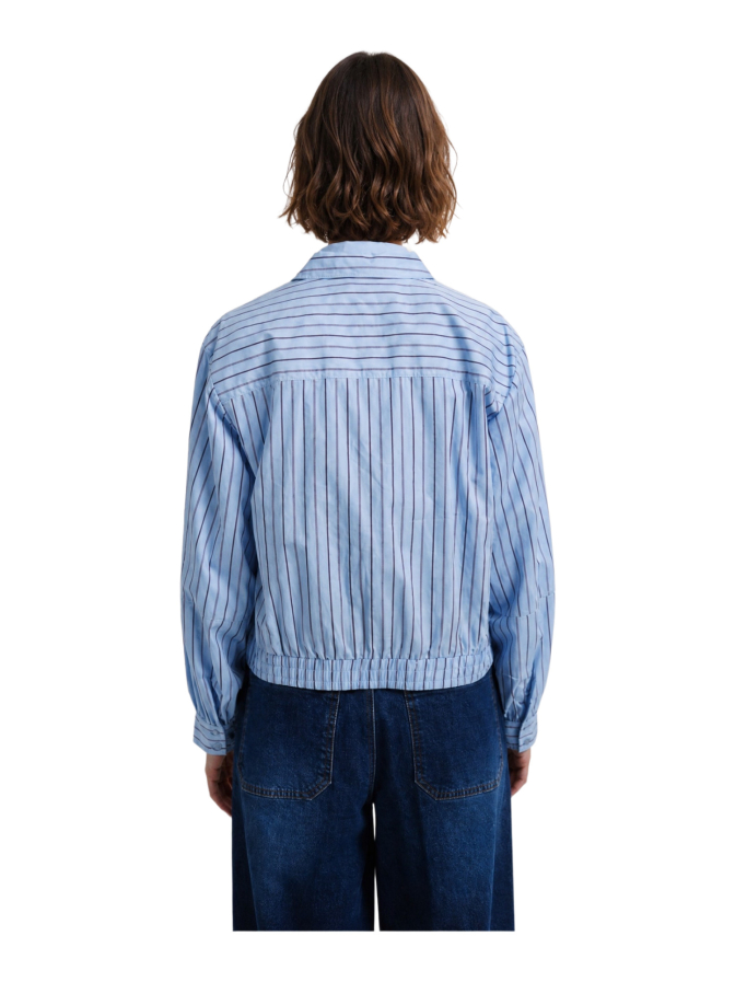 Smith & Soul Streifen-Bluse mit Reißverschluss bei Robert Ley