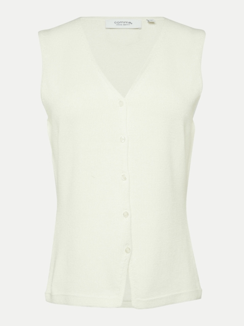 Comma Casual Identity Slim-Fit Strickweste bei Robert Ley