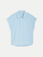 Tom Tailor Denim Bluse mit Streifenmuster 39863-blue white stripe bei Robert Ley
