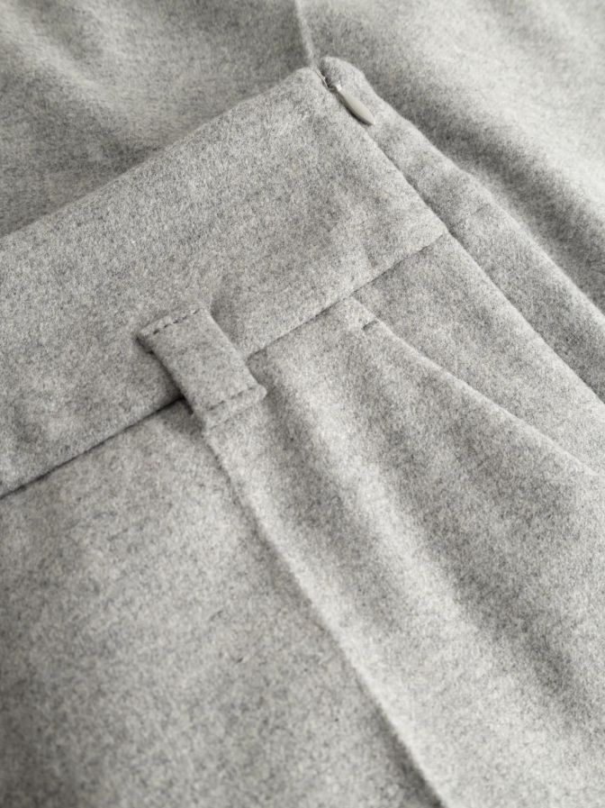 Windsor Women Wide-Leg Wollhose mit Bügelfalte bei Robert Ley