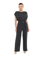 Swing Jumpsuit mit geradem Beinschnitt 100-black bei Robert Ley