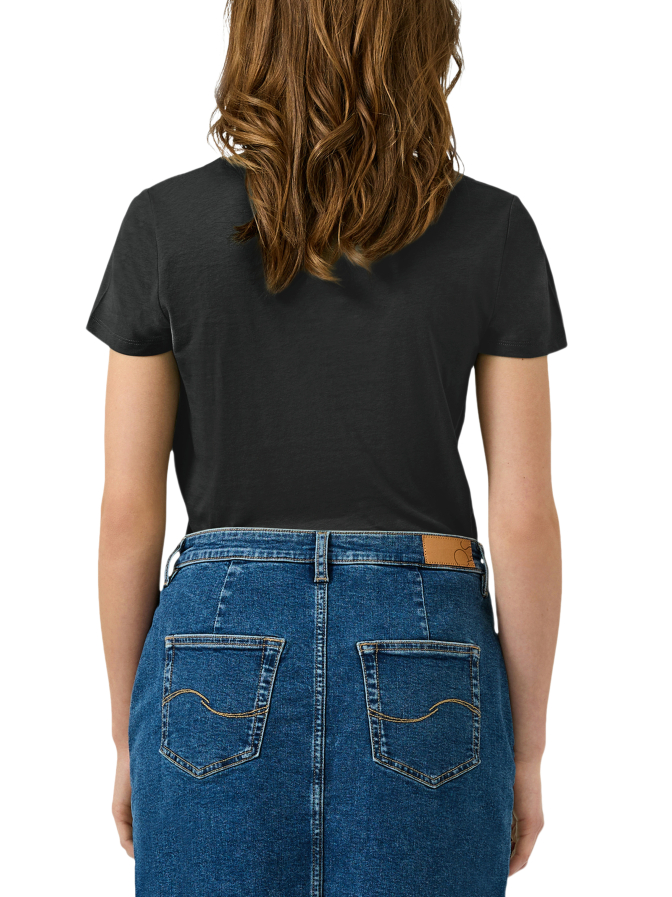 Q/S designed by Basic-T-Shirt mit V-Ausschnitt bei Robert Ley