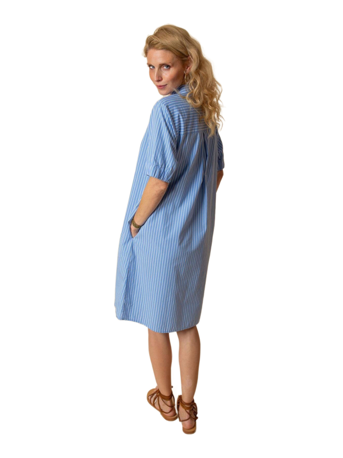 Emily Van Den Bergh Hemdblusenkleid Gestreift bei Robert Ley