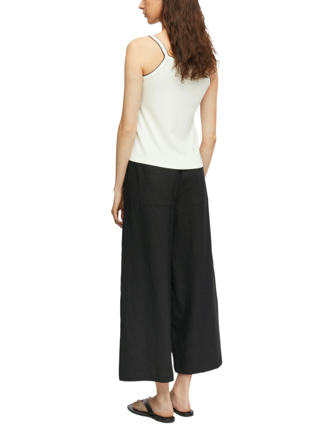 Comma Wide-Leg Hose aus Leinen-Mix bei Robert Ley