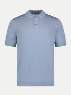 Roy Robson Kurzarmpullover mit Polokragen A450-LIGHT BLUE bei Robert Ley
