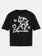 DSQUARED2 Loose Fit T-shirt mit Bambi Print 900-black bei Robert Ley