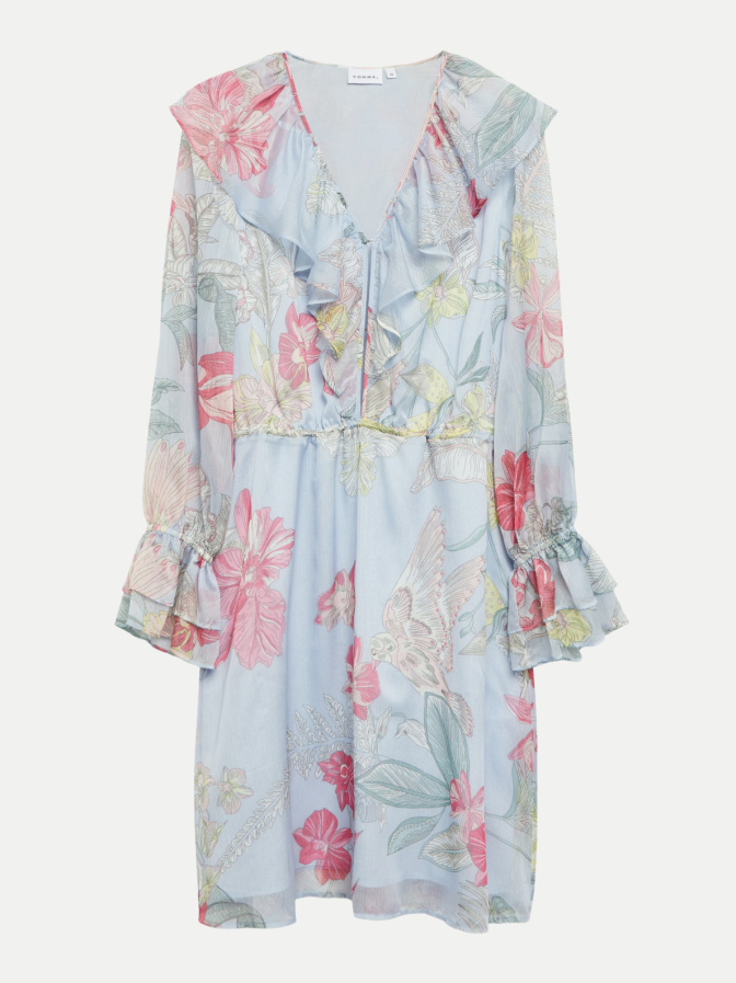 Comma Kurzkleid mit Blumenmuster bei Robert Ley