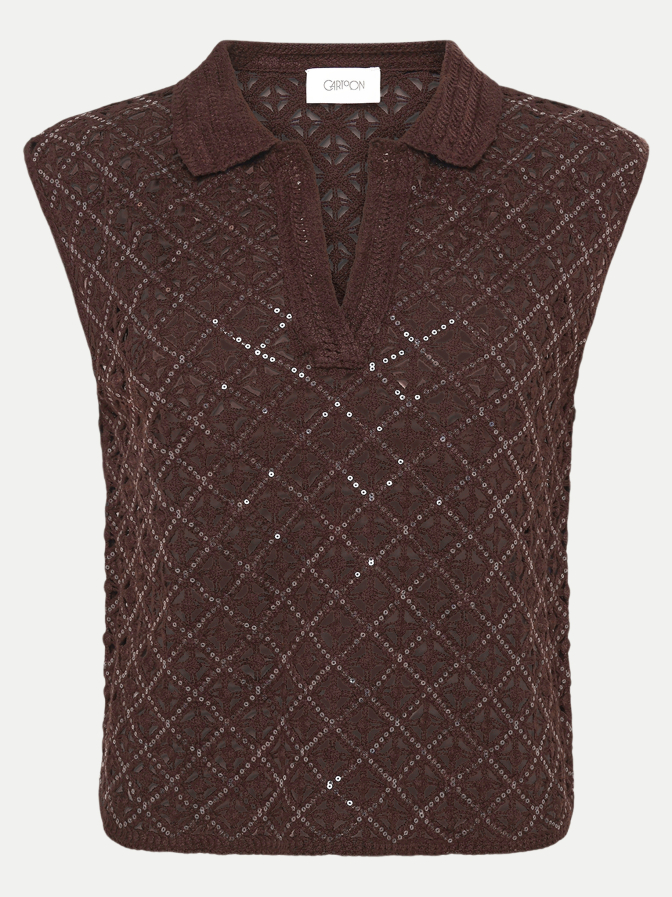 Cartoon Lochstrick-Shirt bei Robert Ley