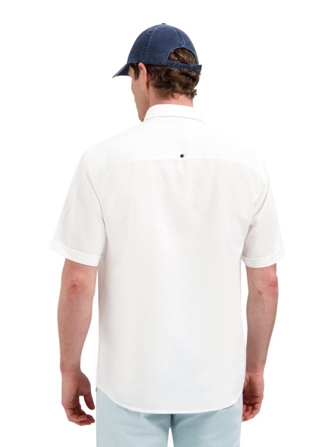 NO EXCESS Kurzarm-Hemd mit Leinen-Mix bei Robert Ley