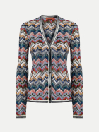MISSONI Cardigan aus strukturierter Spitze sm9r3 multicolortones bei Robert Ley