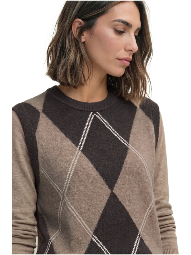 Street One Pullunder mit Argyle-Muster bei Robert Ley