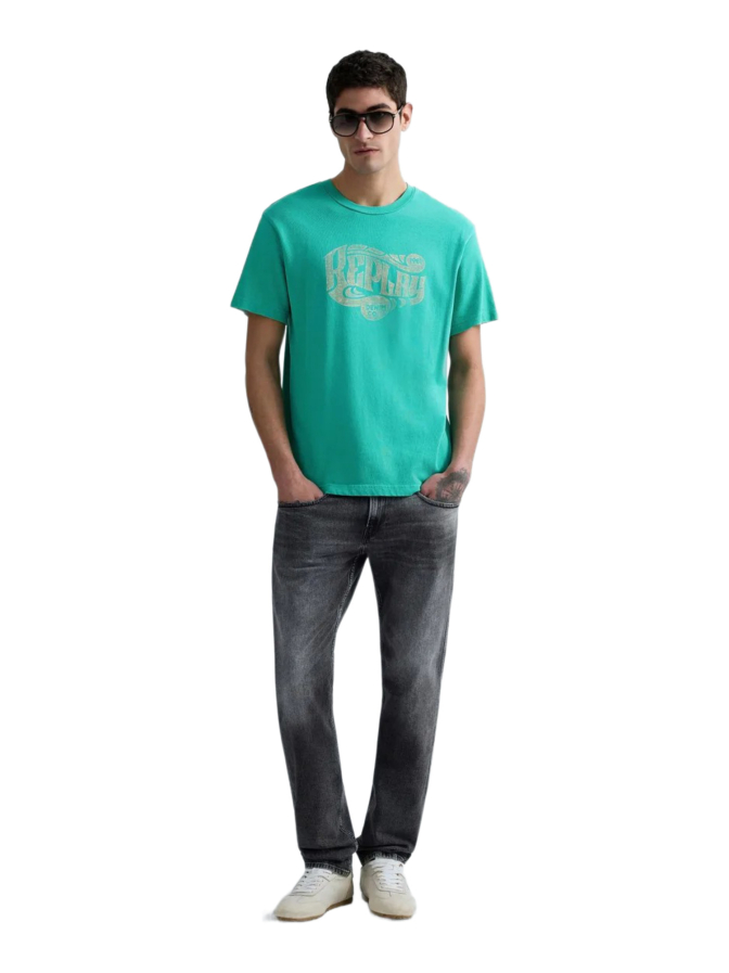 Replay Slim-Fit Jeans  mit mittlerer Stone-Waschung bei Robert Ley