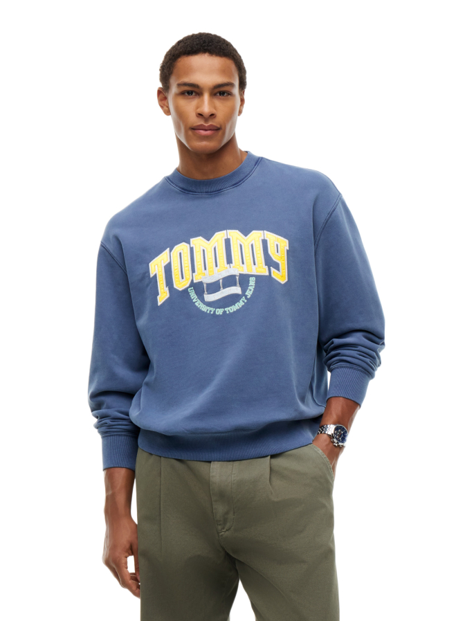 Tommy Jeans Sweatshirt mit Logo-Print bei Robert Ley