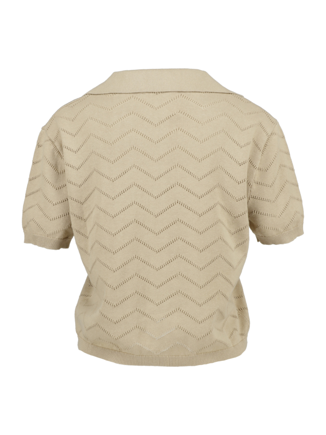 Robert Ley Strickjacke mit Polokragen bei Robert Ley