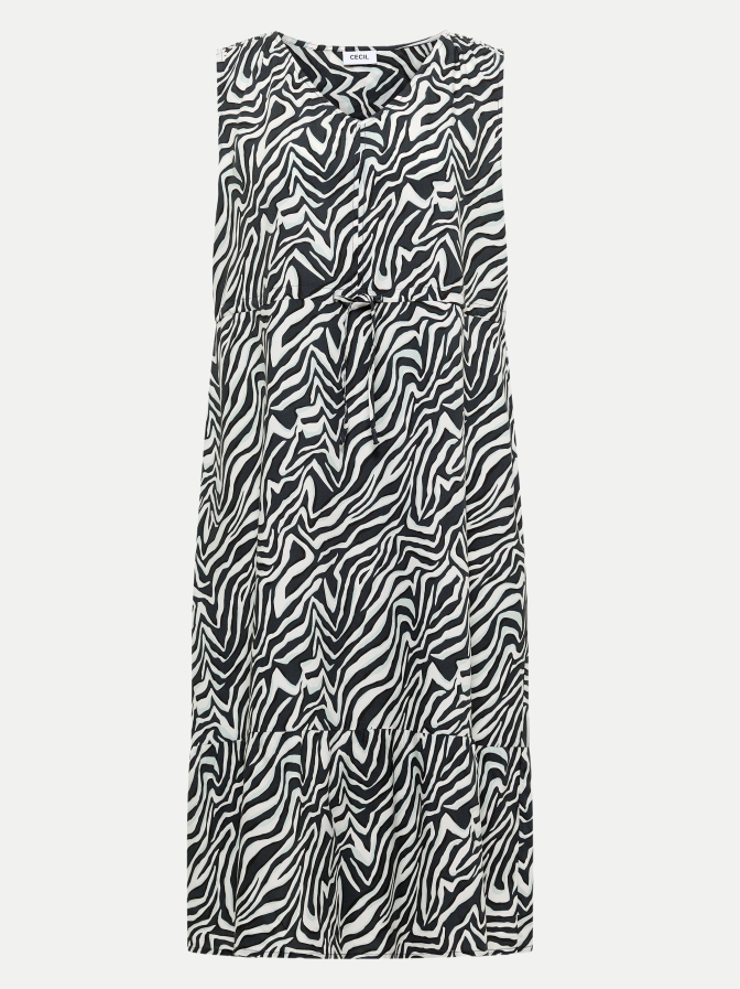Cecil Midikleid mit Zebraprint bei Robert Ley