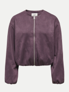 JDY Kunstleder-Blouson JDYNIA 287755001-Huckleberry/SILVER TRIM bei Robert Ley