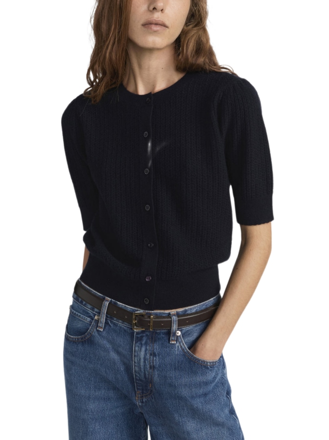 Frame Kurzarm-Strickjacke bei Robert Ley