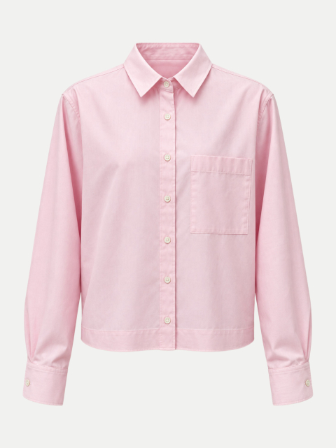 Robert Ley Verkürzte Hemdbluse bei Robert Ley
