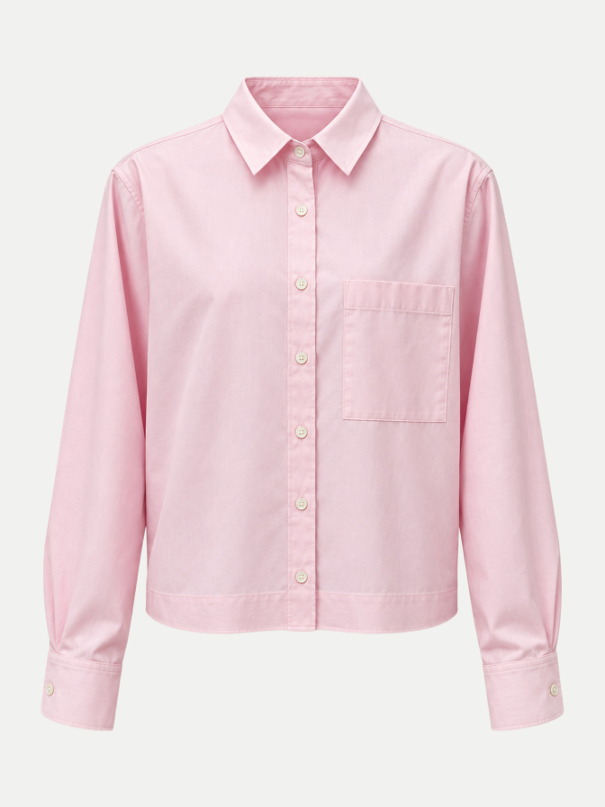 Robert Ley Verkürzte Hemdbluse bei Robert Ley