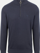 Barbour Baumwollpullover mit Reißverschluss ny91 navy bei Robert Ley
