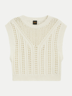 BOSS Orange Regular-Fit Pullover C_Fiseo 118-Open White bei Robert Ley