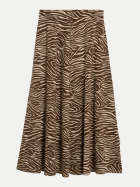 ARMEDANGELS Midi-Rock ILENIAA LARAA mit Zebra Print 2248-sandstone bei Robert Ley