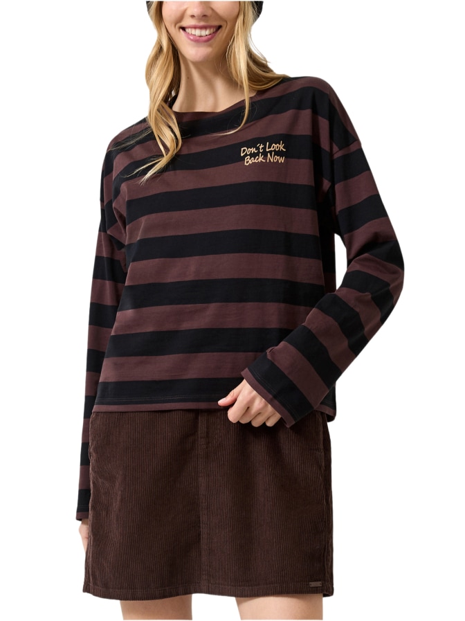 Q/S designed by Langarmshirt mit Streifen-Muster bei Robert Ley