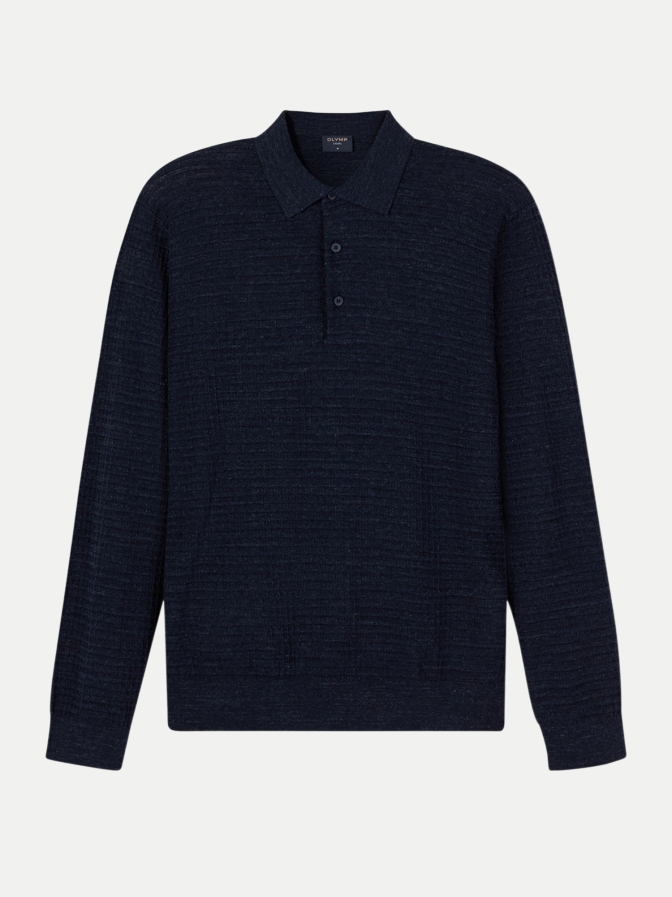 OLYMP Pullover mit Polokragen bei Robert Ley