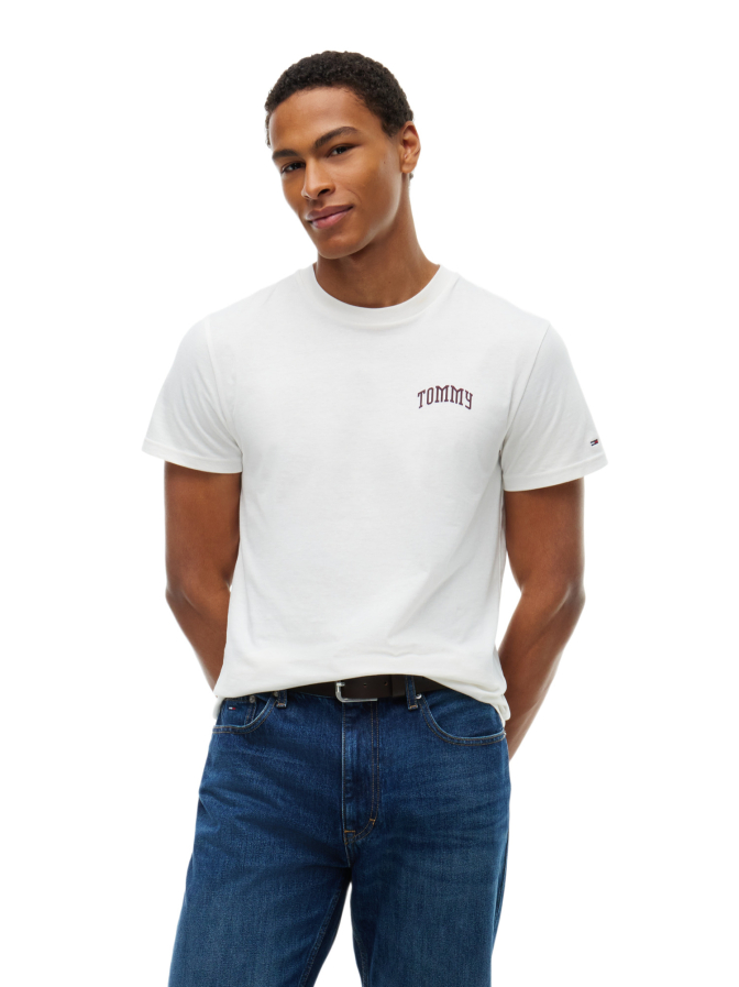 Tommy Jeans Jersey-T-Shirt mit Logo bei Robert Ley