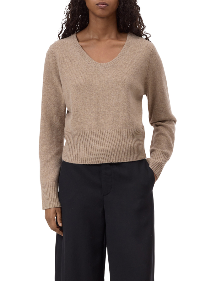 Closed Strickpullover mit Rundhalsauschnitt bei Robert Ley