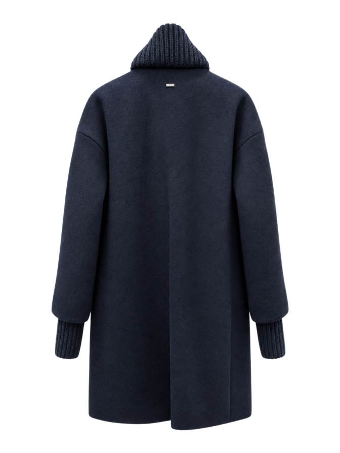 White Label Kurzmantel mit Strickkragen bei Robert Ley