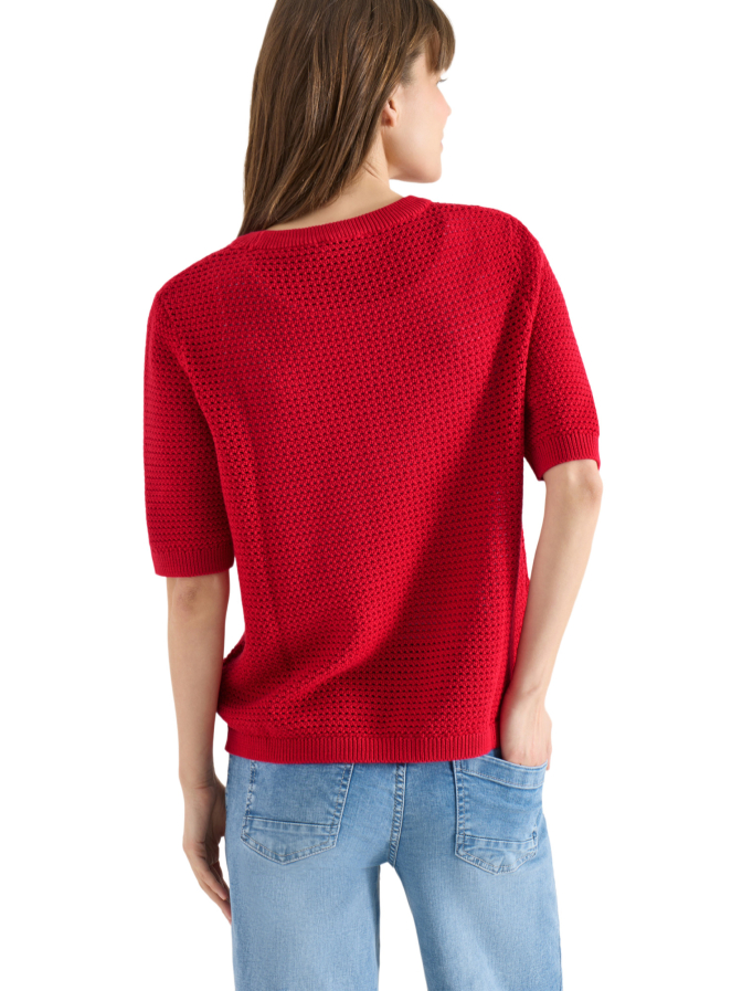 CECIL Strukturierter Kurzarm-Pullover bei Robert Ley