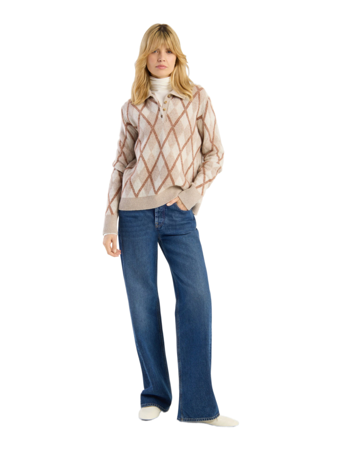 SoSue Polo-Pullover Diamond bei Robert Ley