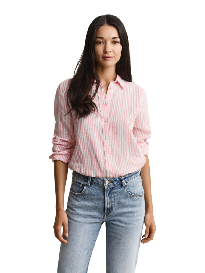 Gant Leinen Bluse mit Streifen bei Robert Ley