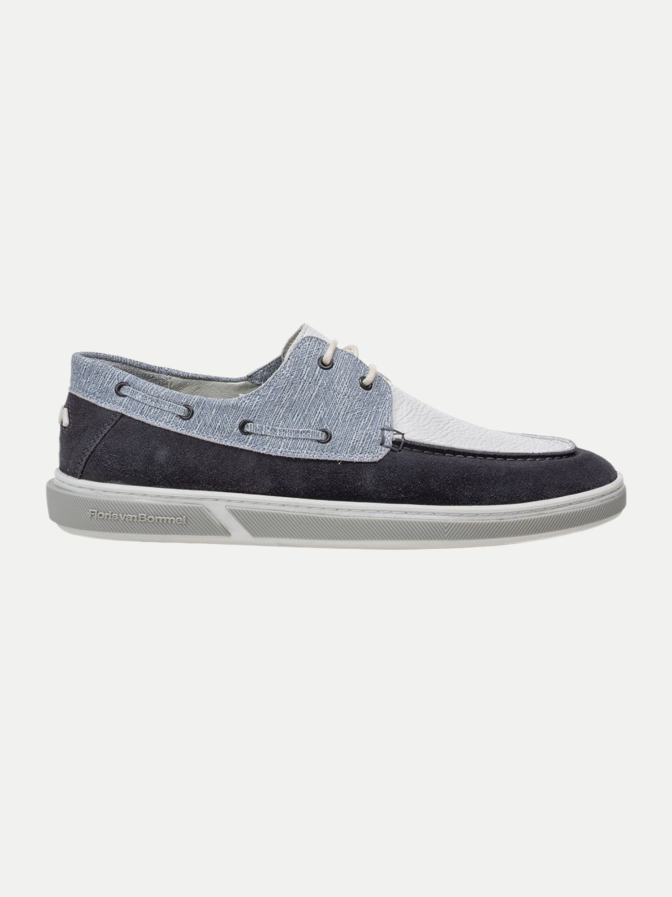 van Bommel Schuhe Dark Blue Suede bei Robert Ley