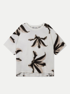 10 Days Oversized T-Shirt mit Flowerprint 1002-ecru bei Robert Ley