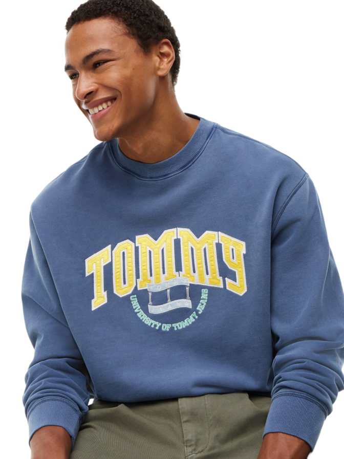 Tommy Jeans Sweatshirt mit Logo-Print bei Robert Ley