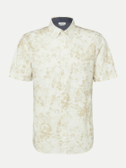 s.Oliver RED LABEL Kurzarm-Hemd mit All-over-Print 81A3-BROWN bei Robert Ley